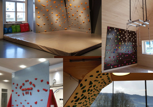 Von der Schaukelaufhängung bis zur Kletterwand im Sportgeschäft