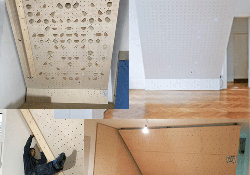 Tensionboards, Trainingsräume – alle wollen daheim was zum Trainieren – wir bauen unsere Werkstatt aus!