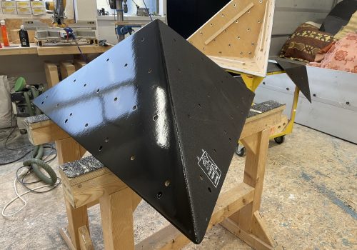 Holz Volumes und Klettergriffe